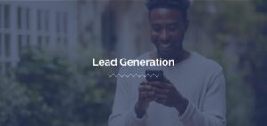 A man winning a giveaway that he entered as a result of B2B Lead Generation Marketing