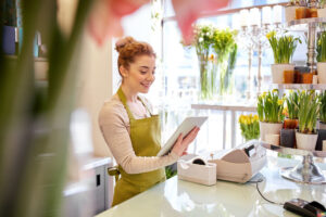 How to Use Your Instagram Business Account, woman in flower shop