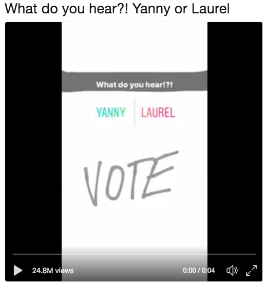 Yanny versus Laurel