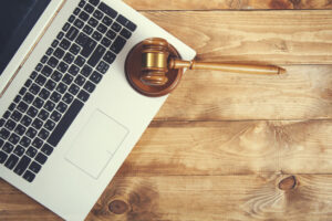 Why Your Firm Should be Blogging, computer and gavel