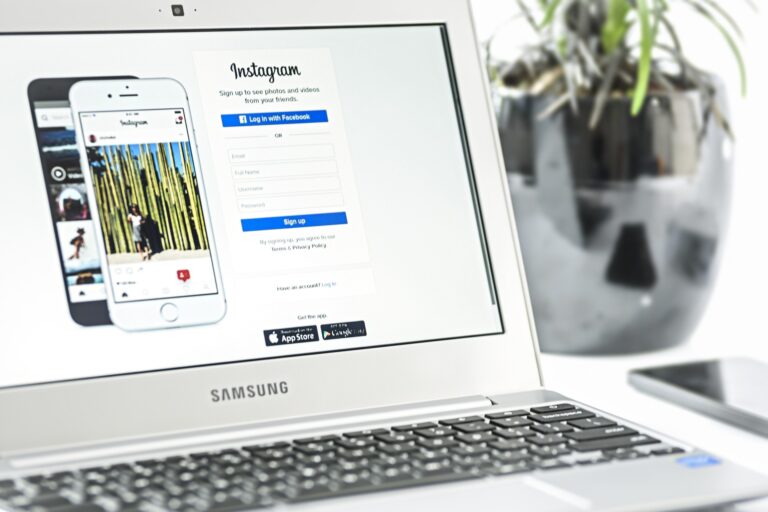 The desktop login for Instagram