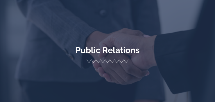 Two people shaking hands while using PR in digital marketing