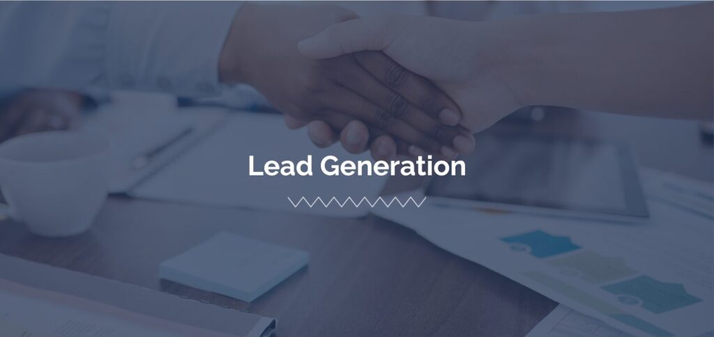 A business handshake for a deal that began with a B2B lead generation agency
