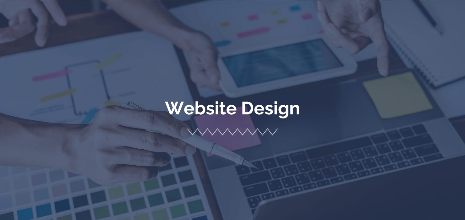 Web designers optimizing landing page for conversion rate